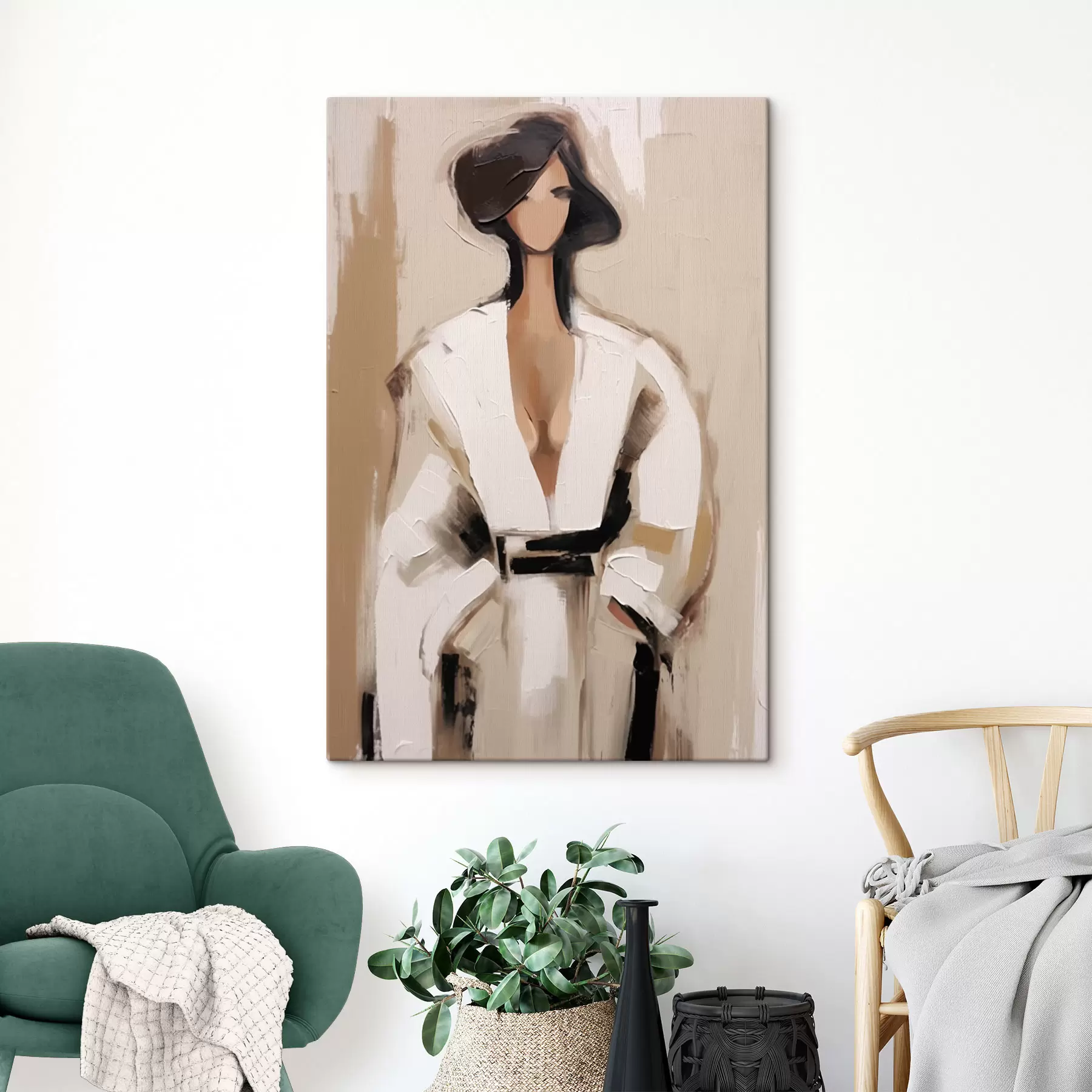 Fototapete Minimalistische Figurenkunst s48427