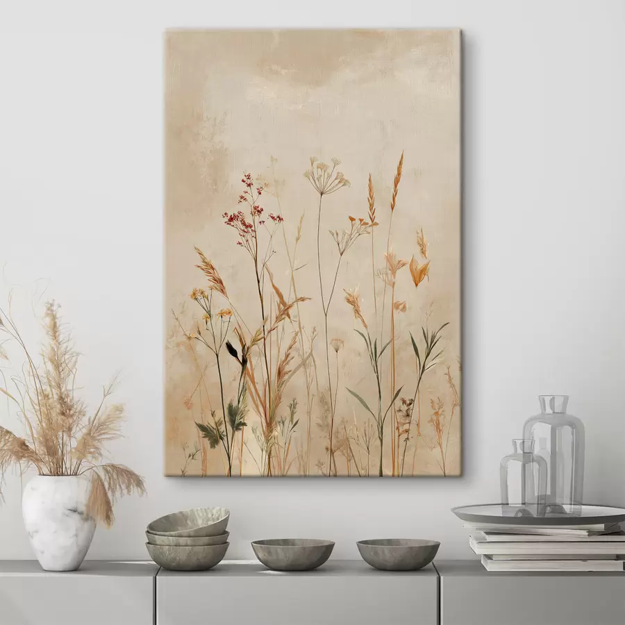 Fototapete Zarte Blumenstiele s48441