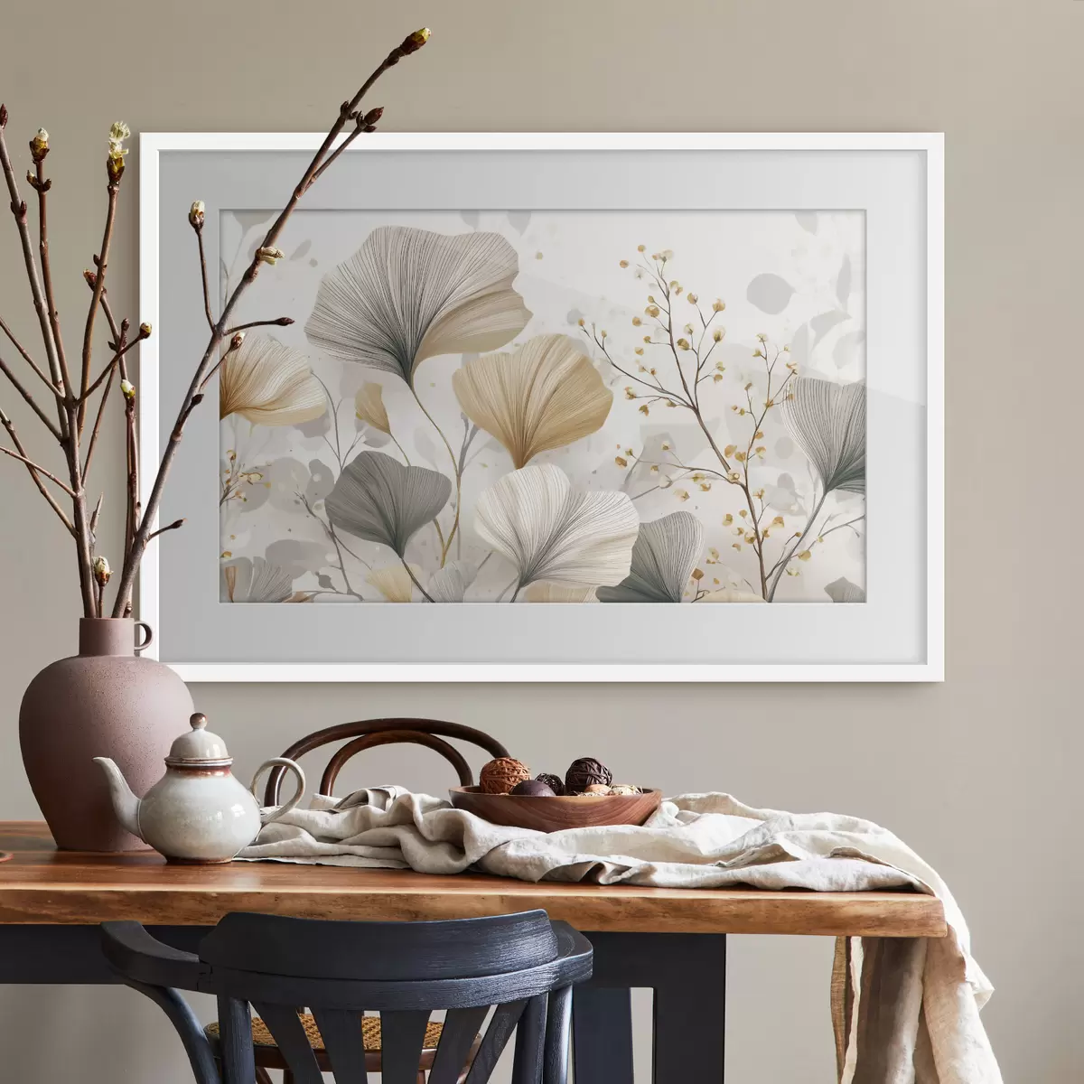 Poster Garten der Fächerblätter f48486