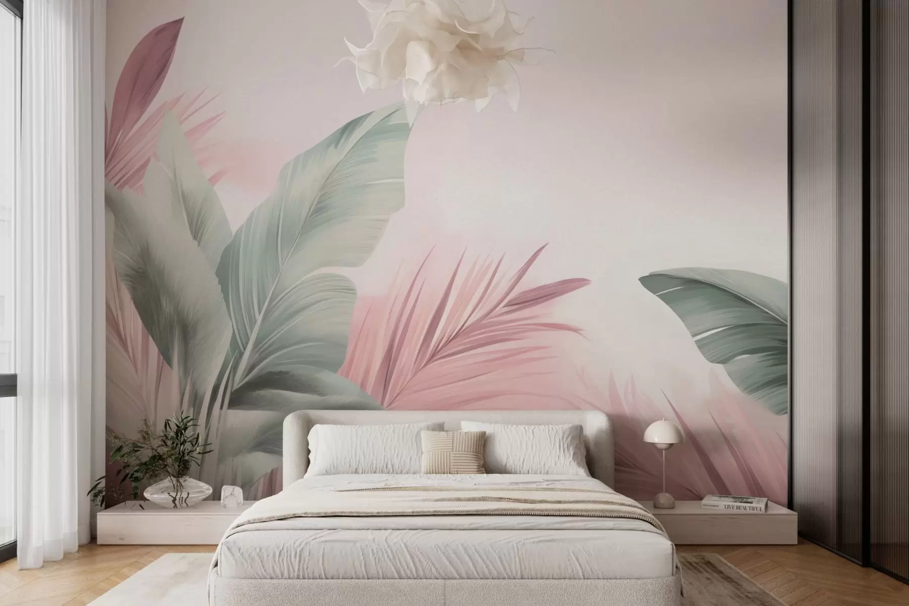 Fototapete Bananenblätter, lange Blätter w05377v2