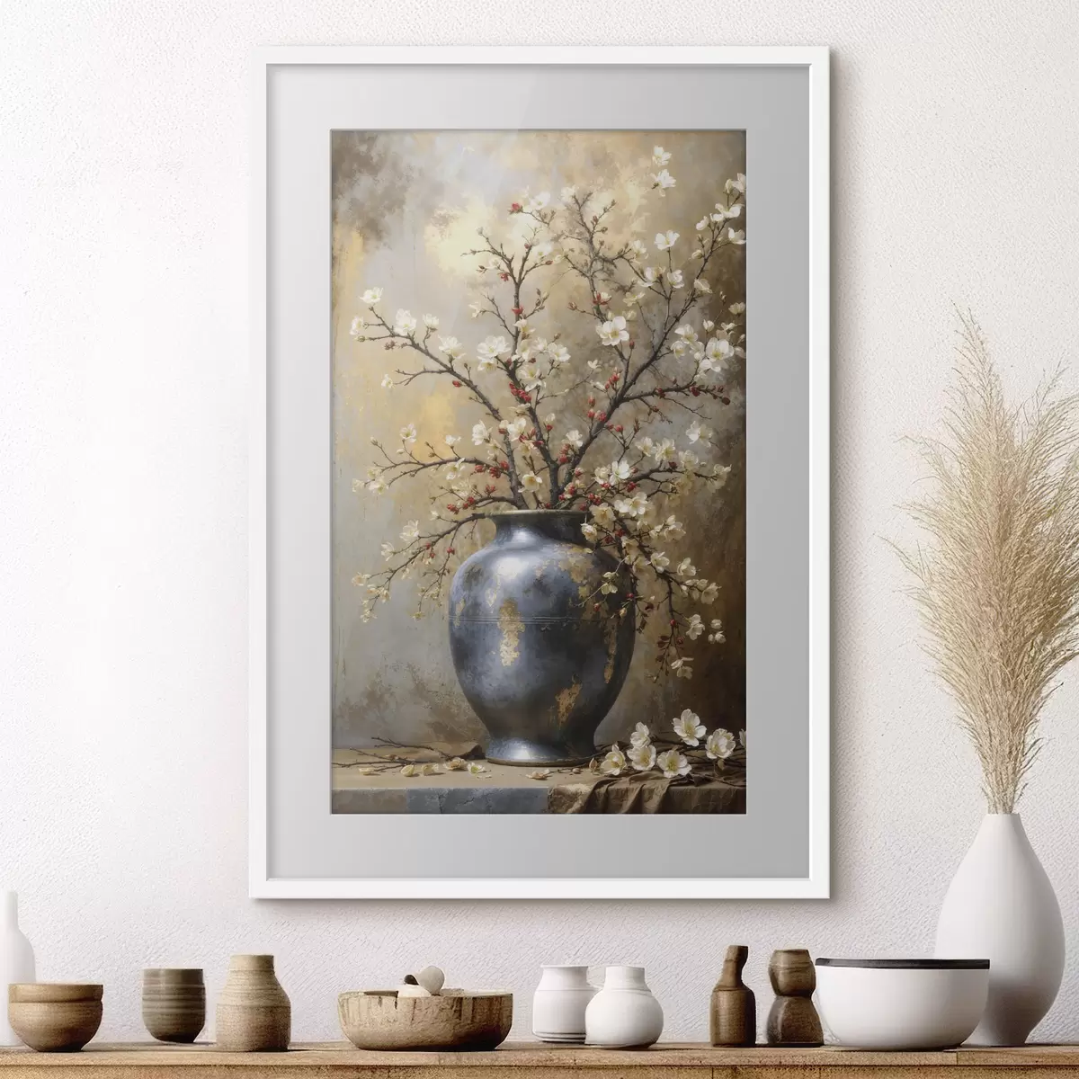 Poster Blüten im Stillen f48361