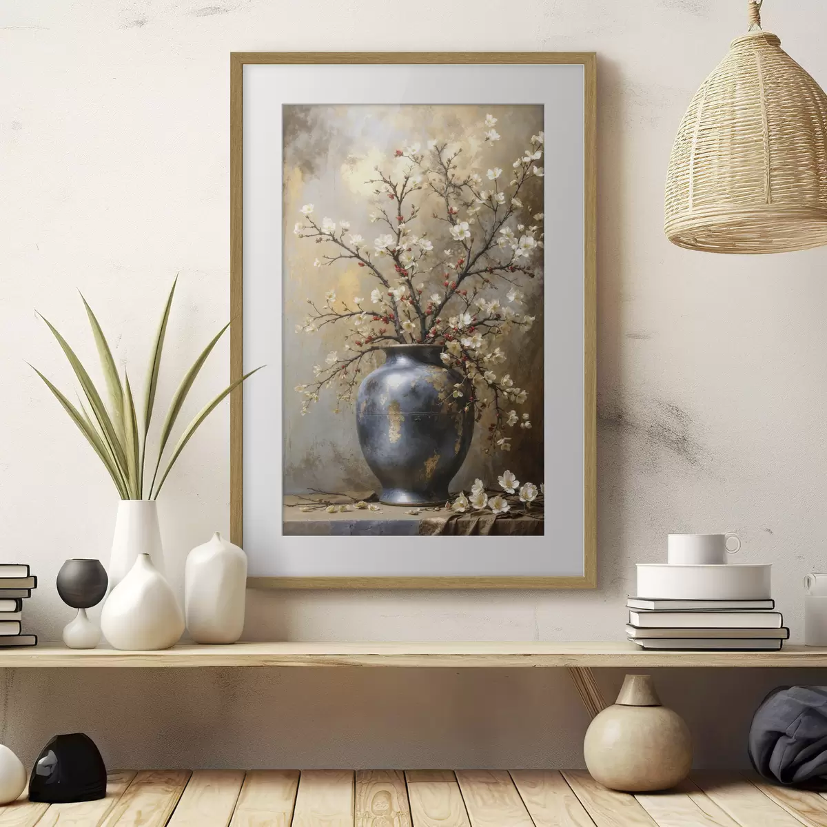 Poster Blüten im Stillen f48361