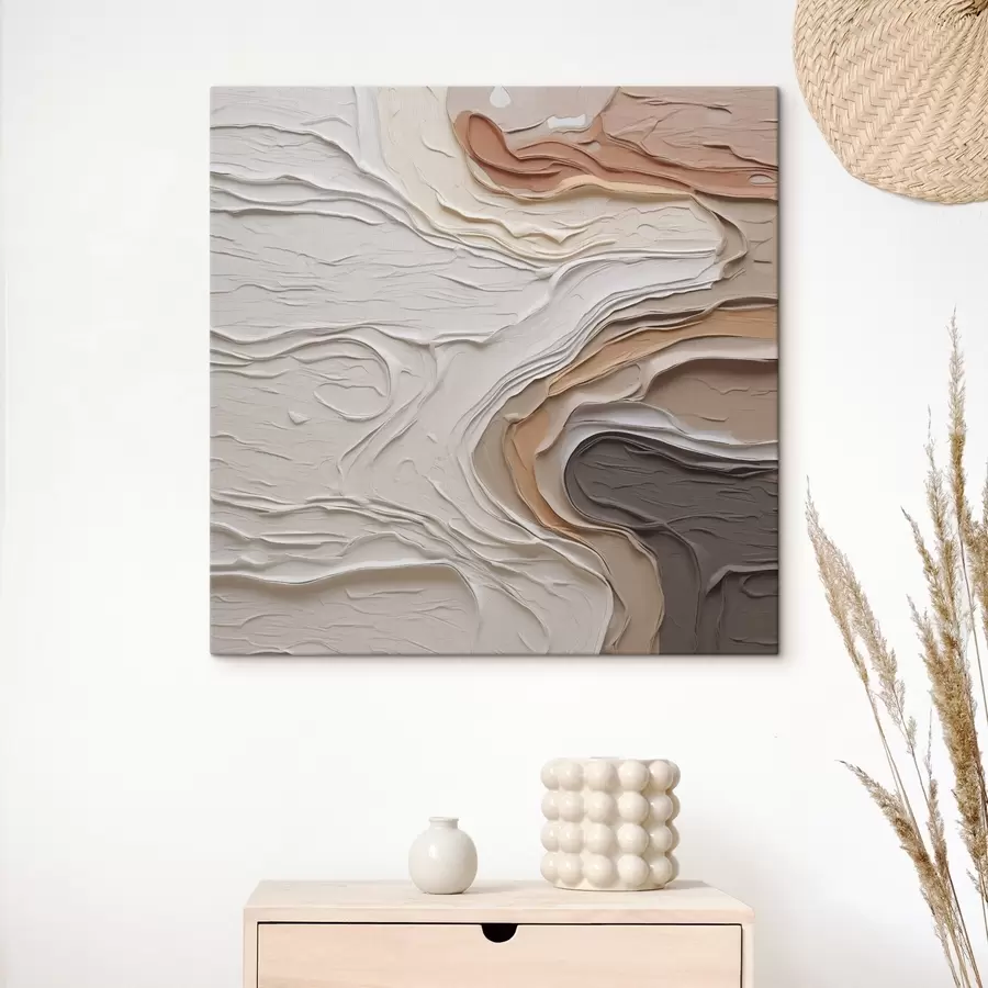 Fototapete Abstrakte Komposition, Nachahmung der Malerei s48507