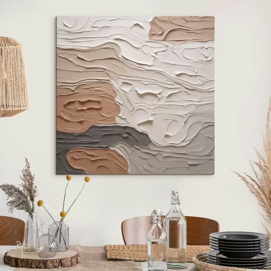 Fototapete Abstrakte Komposition, Nachahmung der Malerei s48508