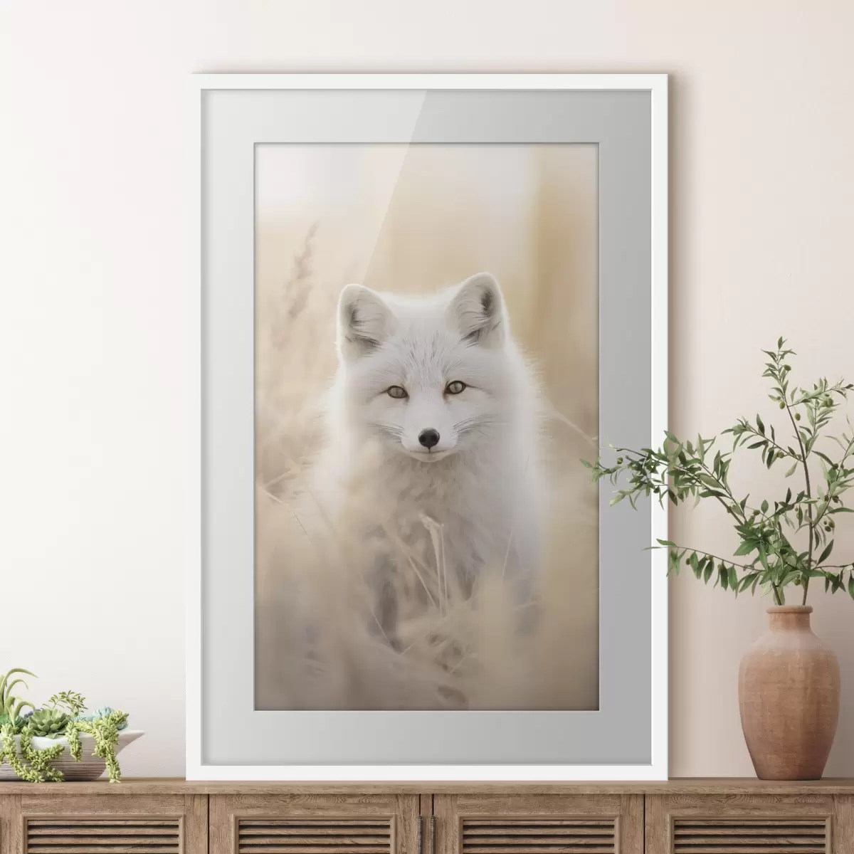 Poster Polarfuchs f48498