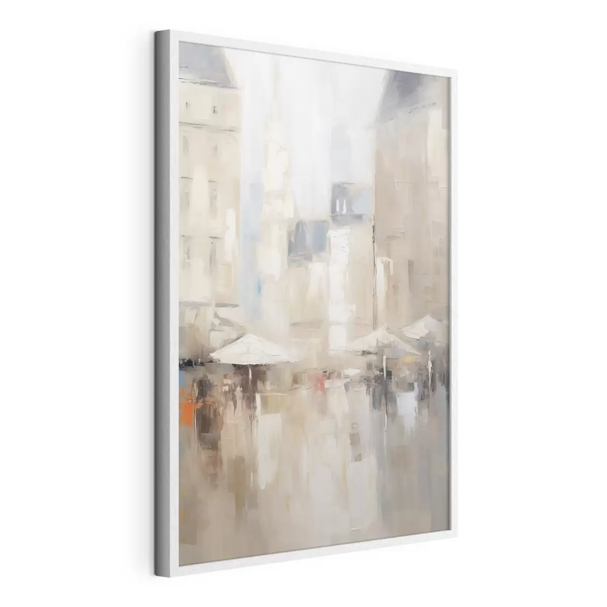 Poster Abstrakte Stadtlandschaft im Stil der Malerei f48501