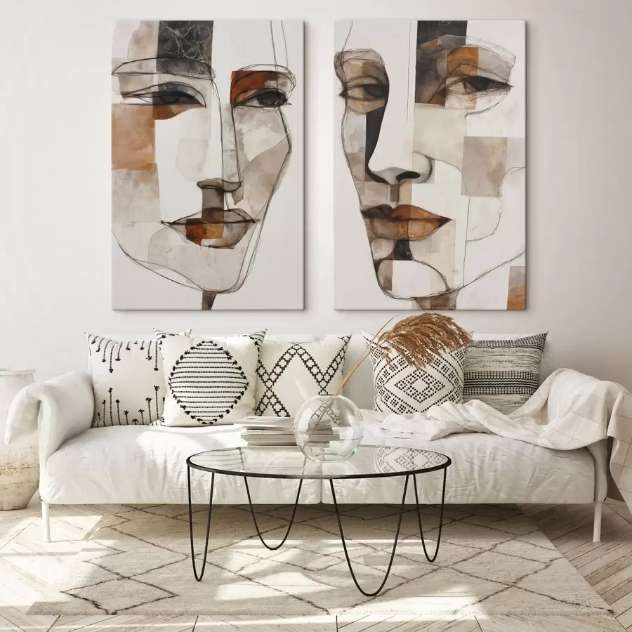 Fototapete Abstrakte Gesichter m30155