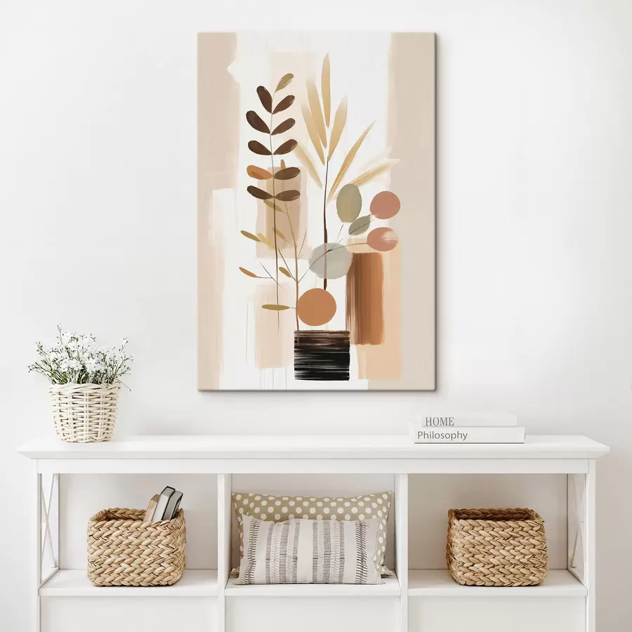 Fototapete Abstrakte botanische Komposition s48517