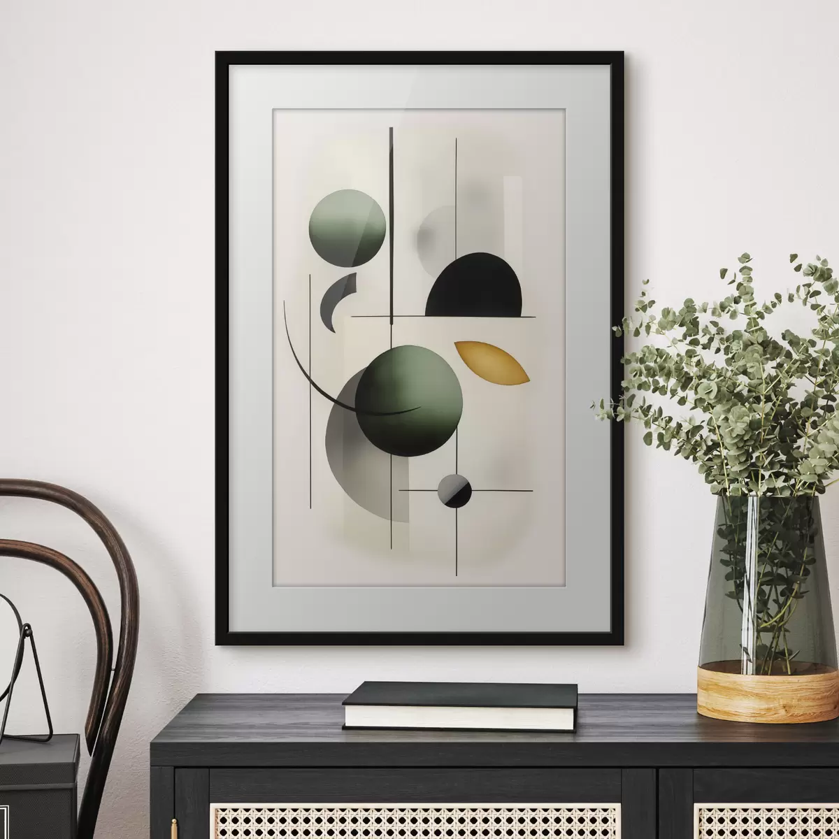 Poster Kreise und Freude f48284
