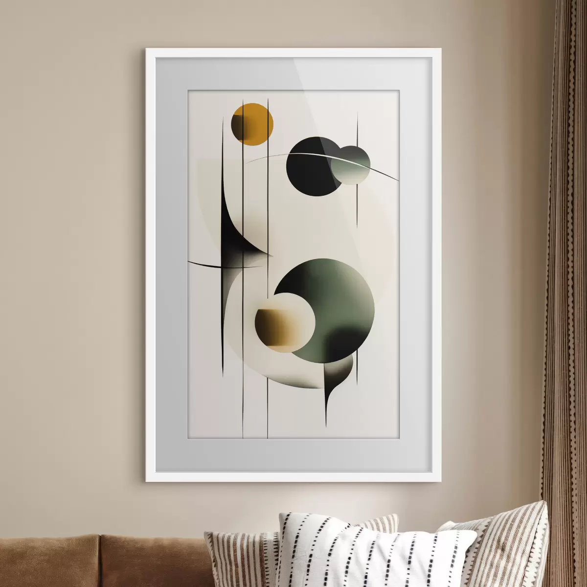 Poster Kreise und Ruhe f48285