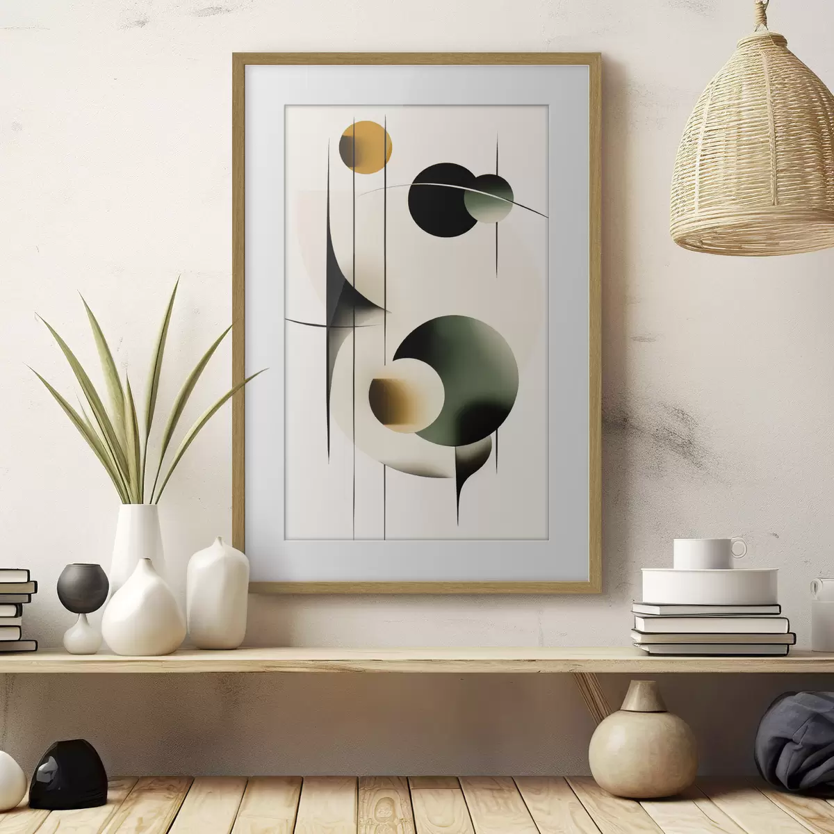 Poster Kreise und Ruhe f48285