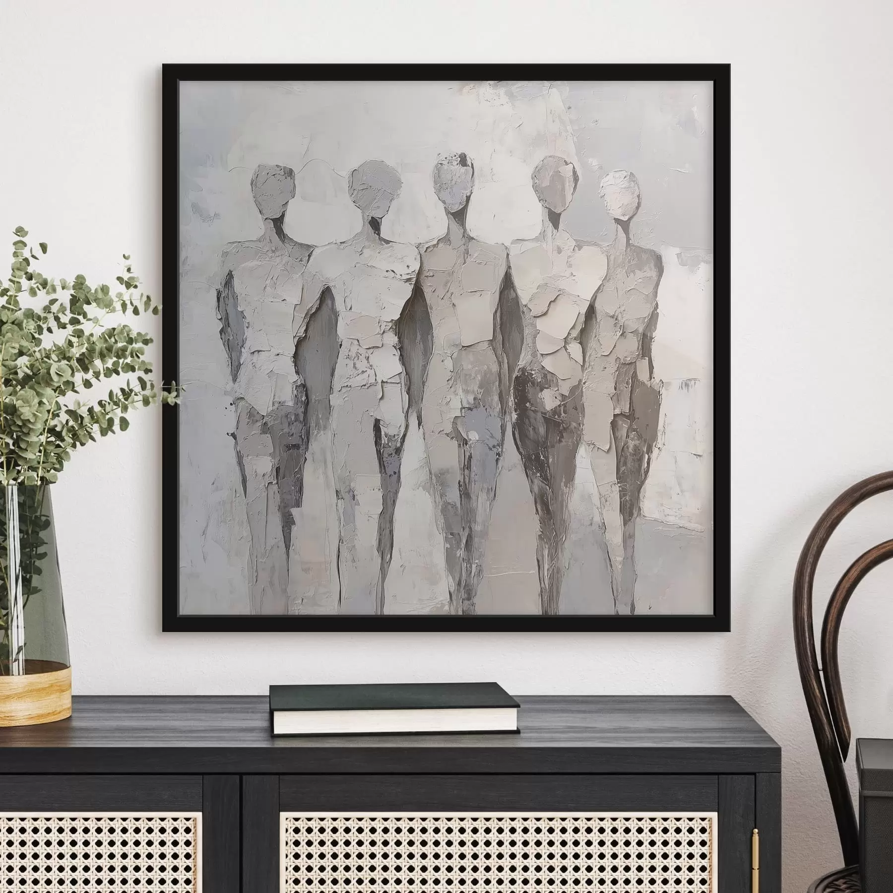 Fototapete Moderne abstrakte Silhouetten f48286