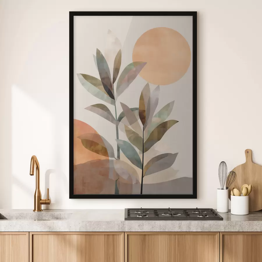 Fototapete Abstrakte Pflanzenblätter f48519