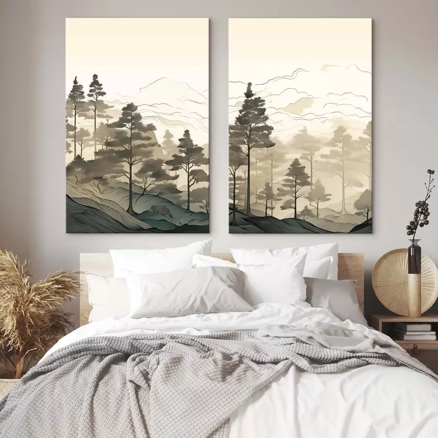 Fototapete Die Harmonie von Natur und Stein m30255