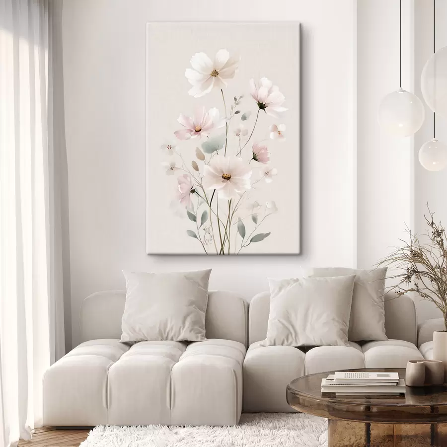 Fototapete zarte Wildblumen s48533