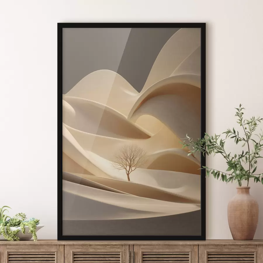 Fototapete ein mächtiger Löwe im Aquarellstil f48530