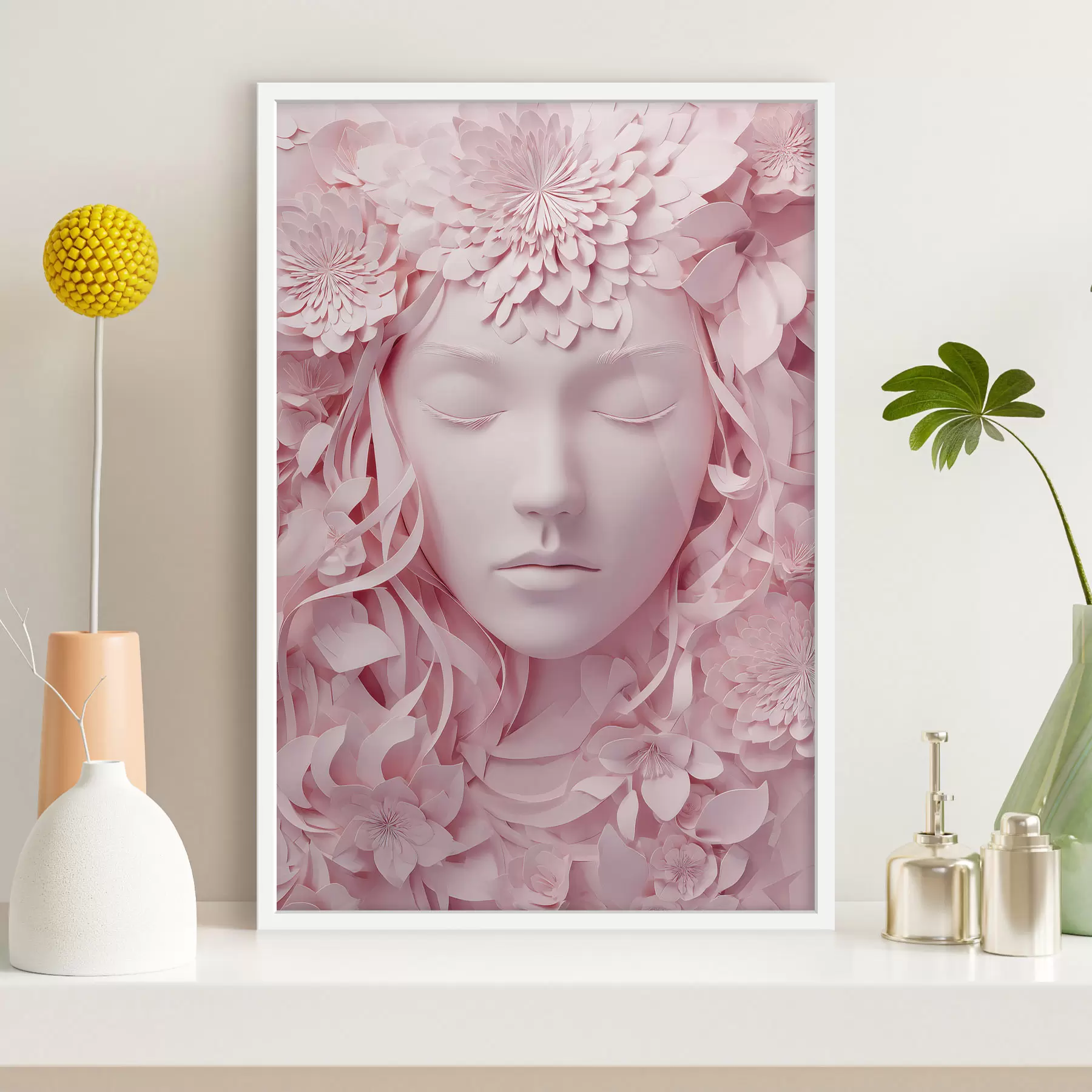 Fototapete zarte Wildblumen f48549