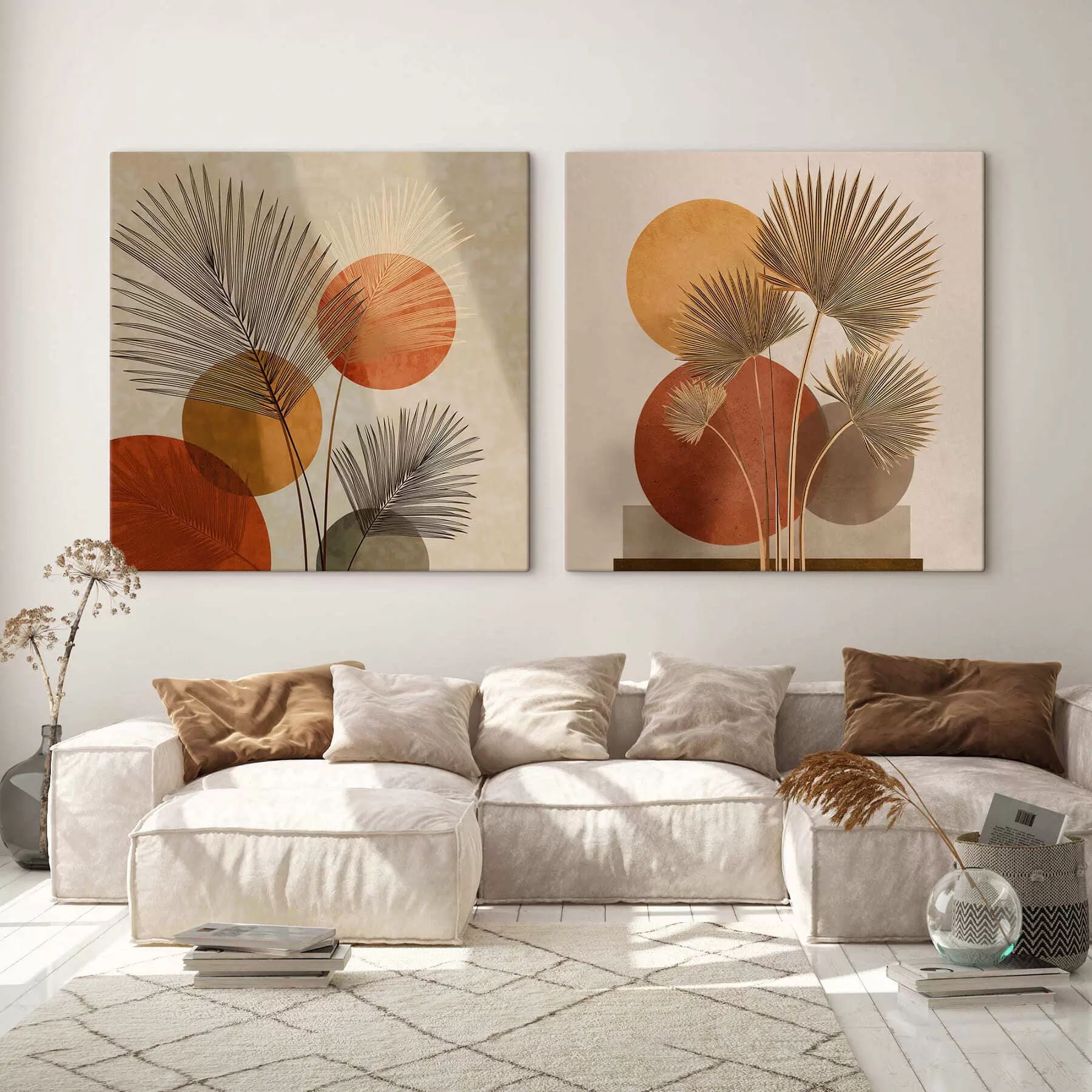 Fototapete Abstrakte Palmenblätter m30265