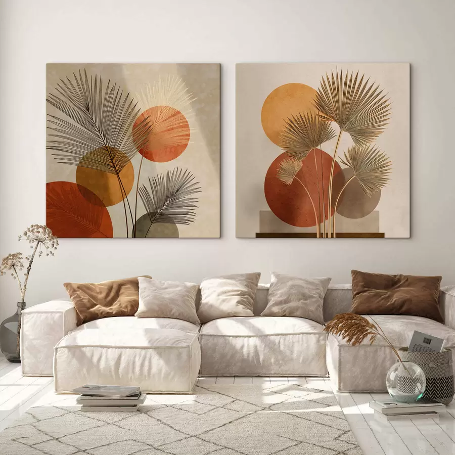 Fototapete Abstrakte Palmenblätter m30265