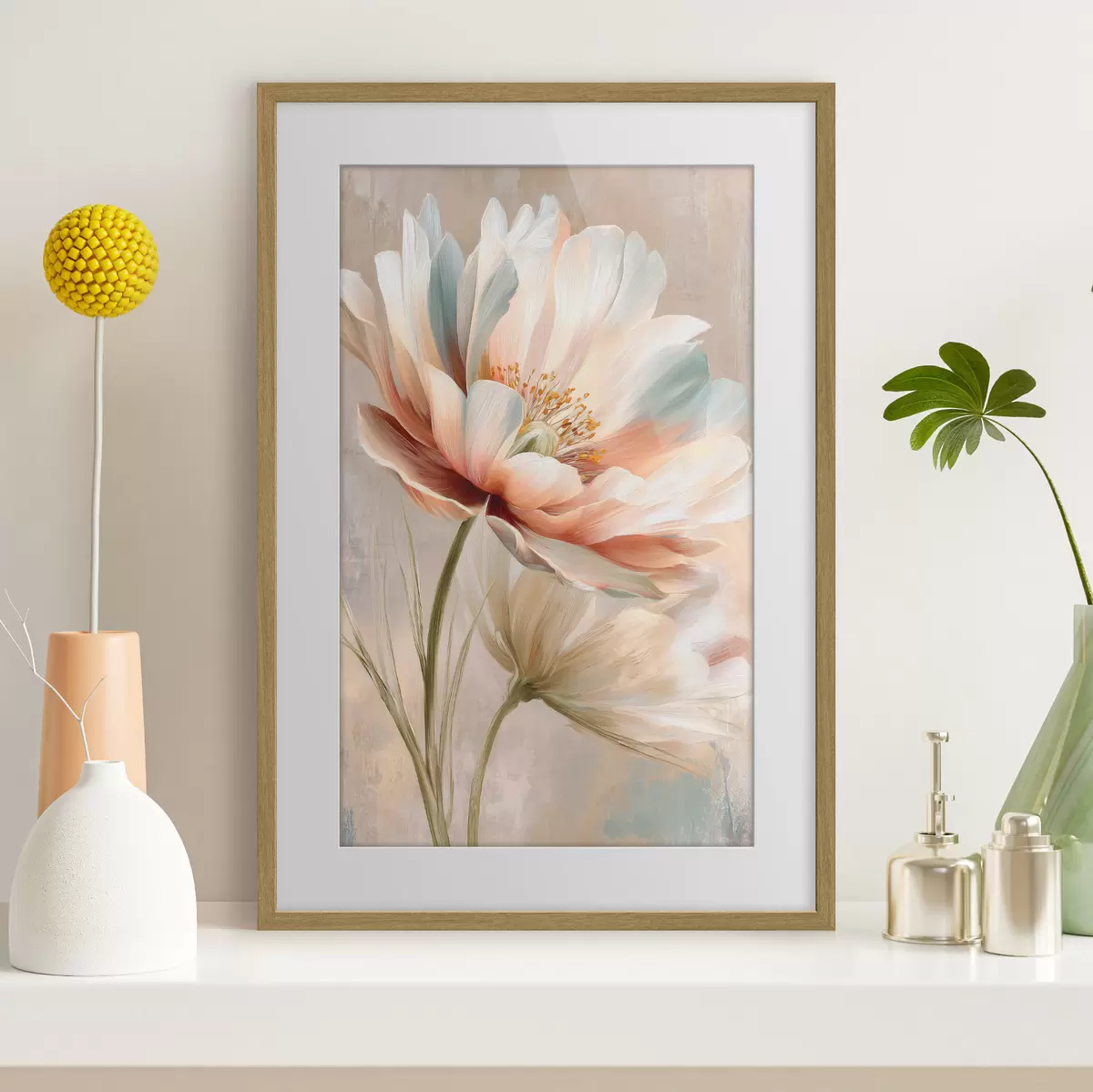 Poster Blütenblätter und Zartheit f48184