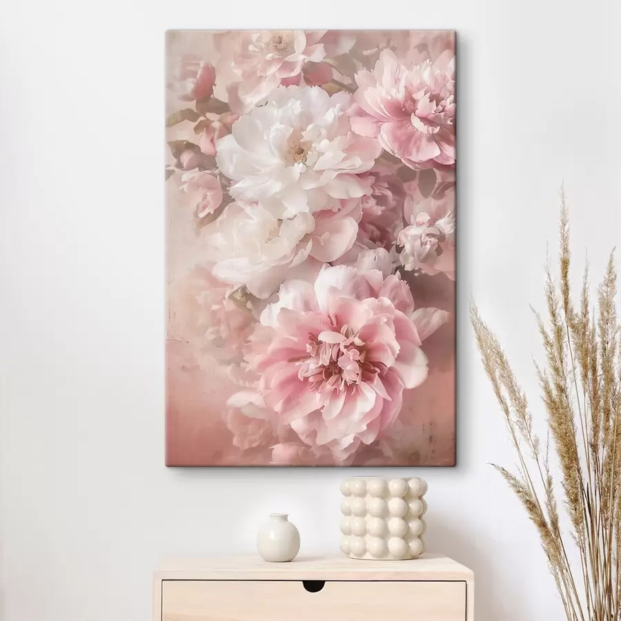 Fototapete Zarte Pfingstrosenblüten s48566