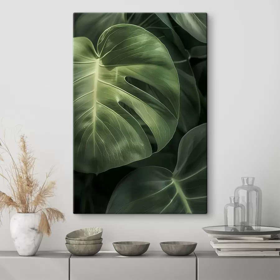 Fototapete Große tropische Blätter s48578