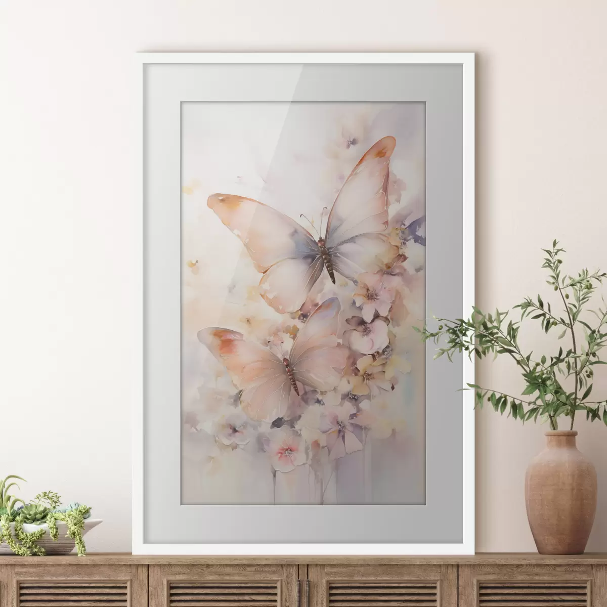 Poster Falter und Zartheit f48563