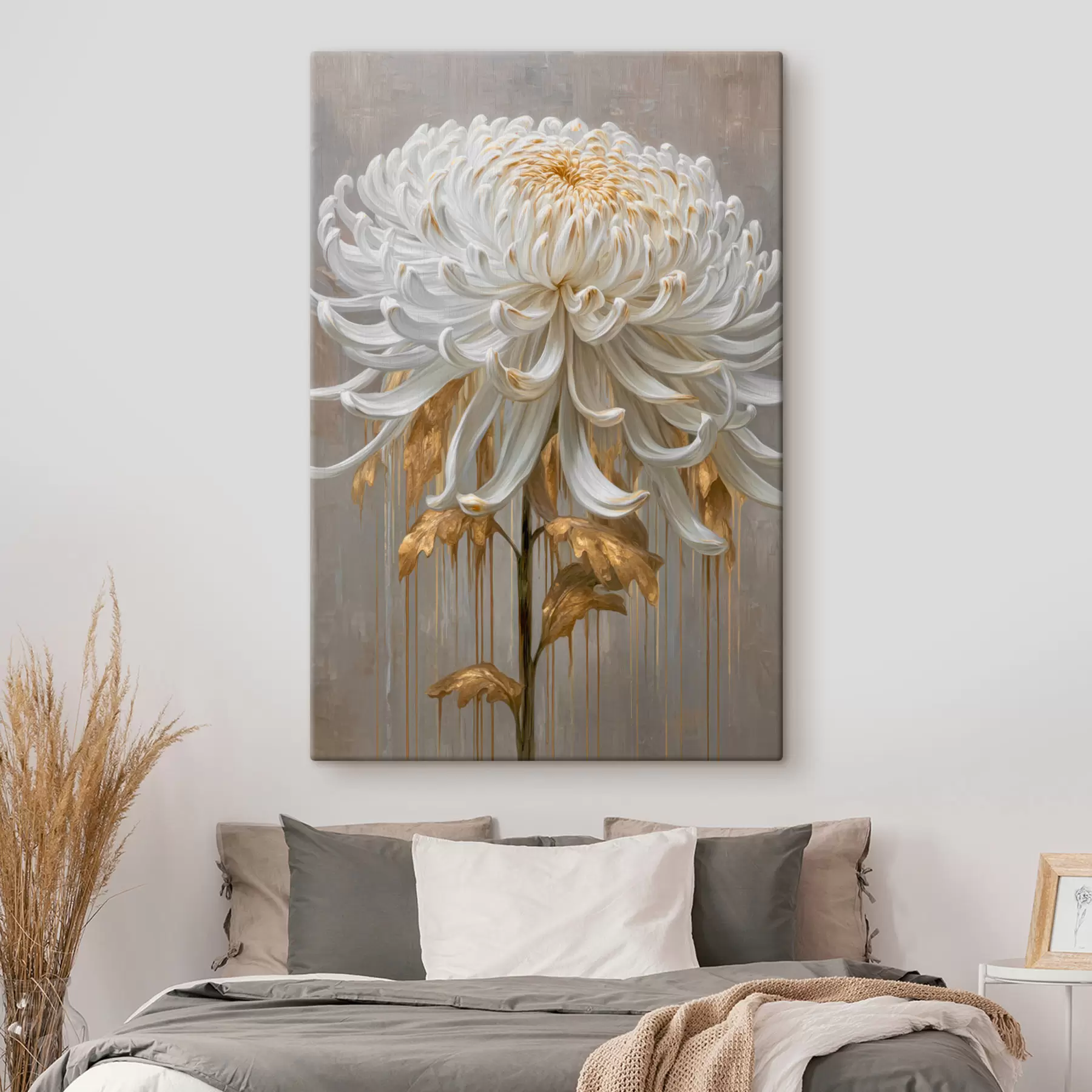 Fototapete Eine große abstrakte Blume s48520