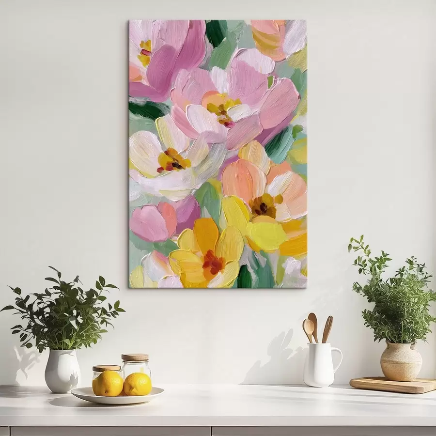 Fototapete Leuchtende Blumen s48647