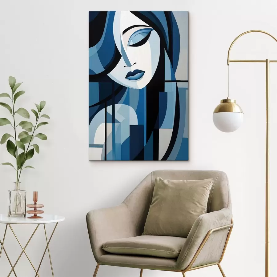 Fototapete Abstraktes Gesicht s48661