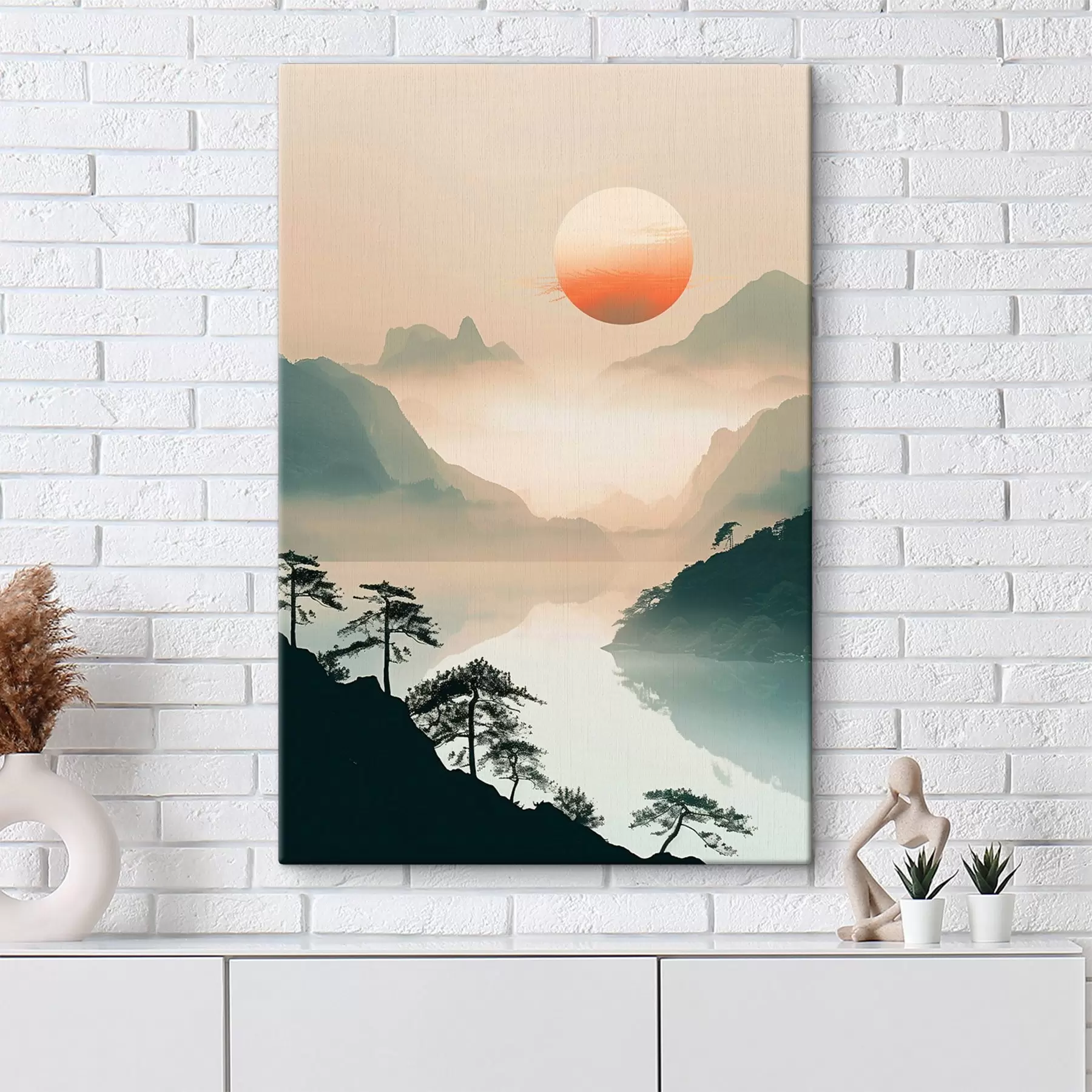 Fototapete Bambuszweige, im orientalischen Stil s48632