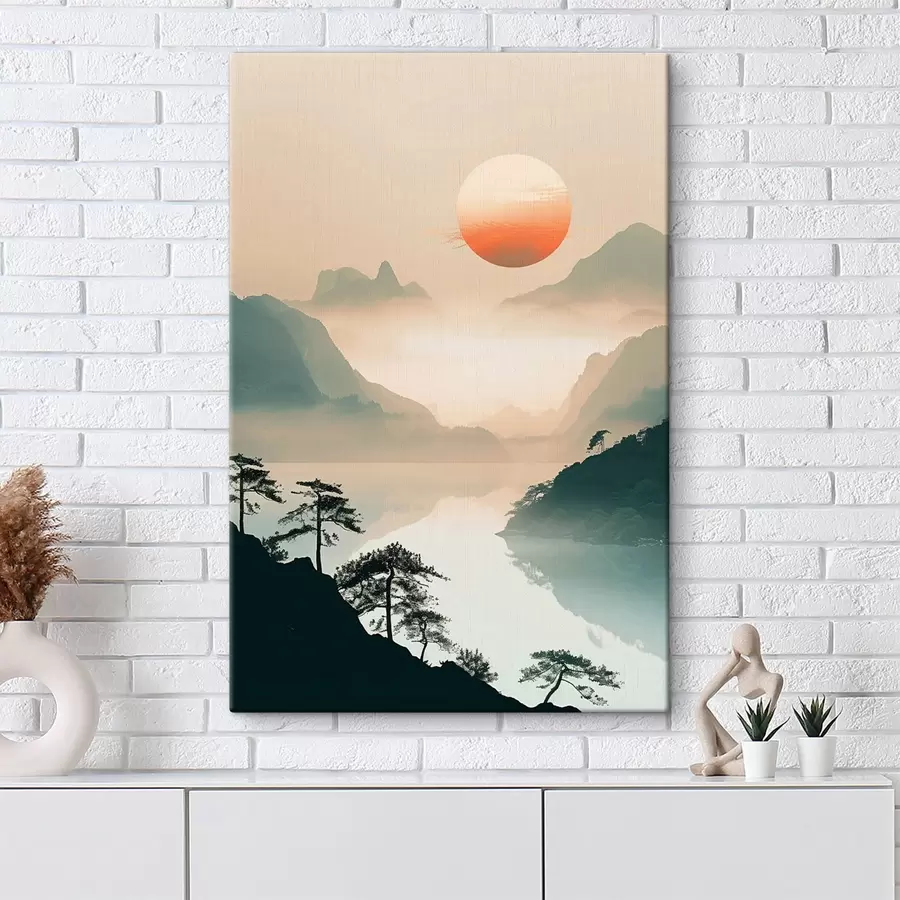 Fototapete Bambuszweige, im orientalischen Stil s48632