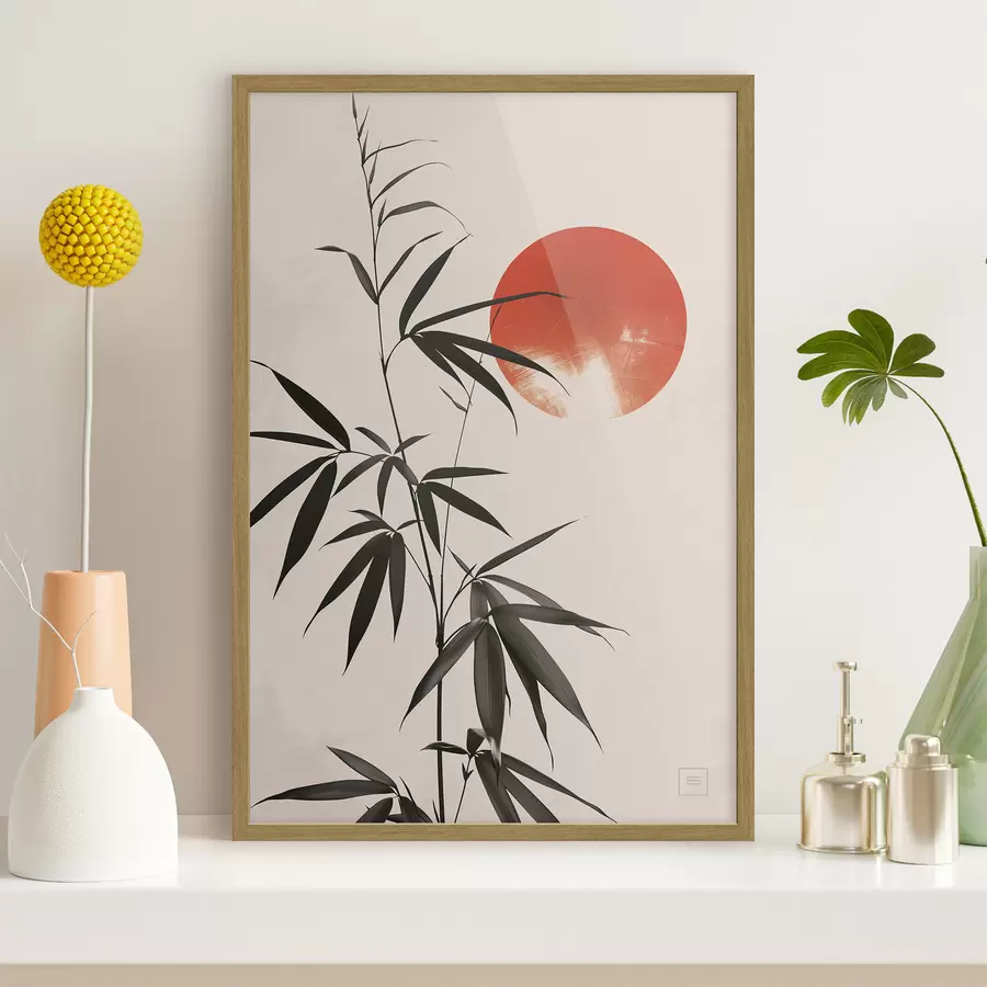 Fototapete Japanische Landschaft bei Sonnenschein f48630