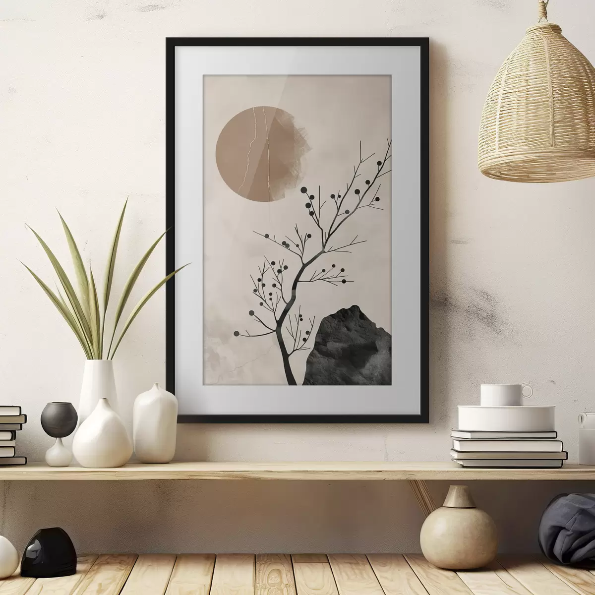 Poster Zweig und Stille f48631