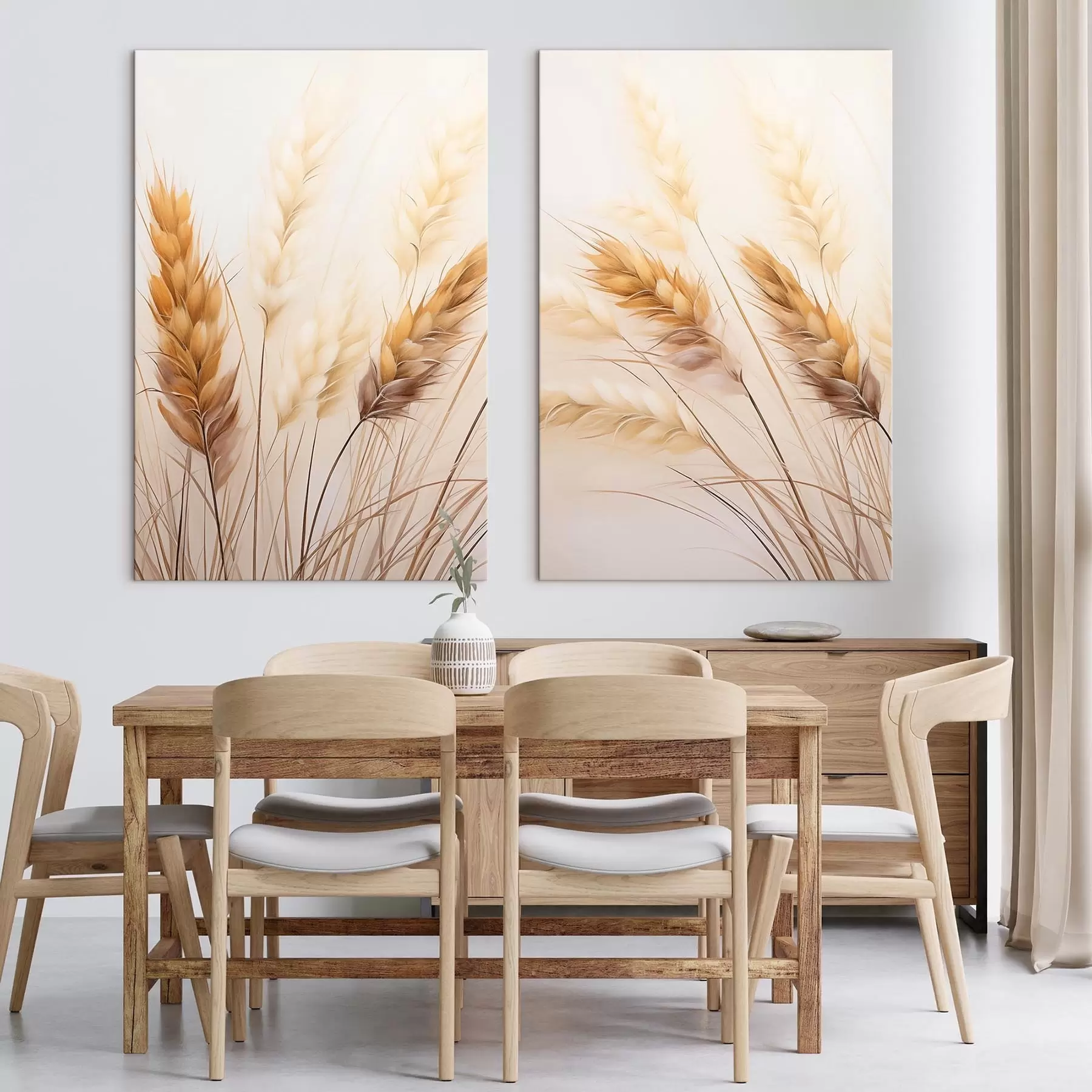 Fototapete Gräser, warme Farbtöne m30283