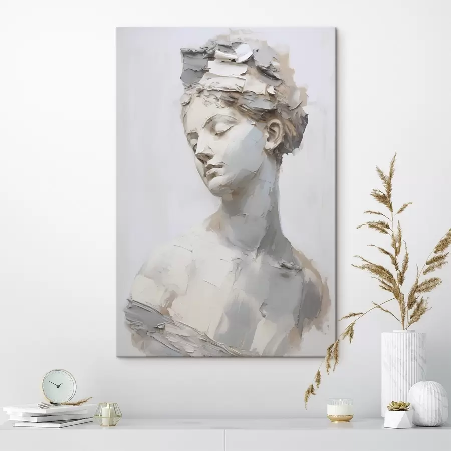 Fototapete Antike Frauenbüste, nach einem Gemälde s48670