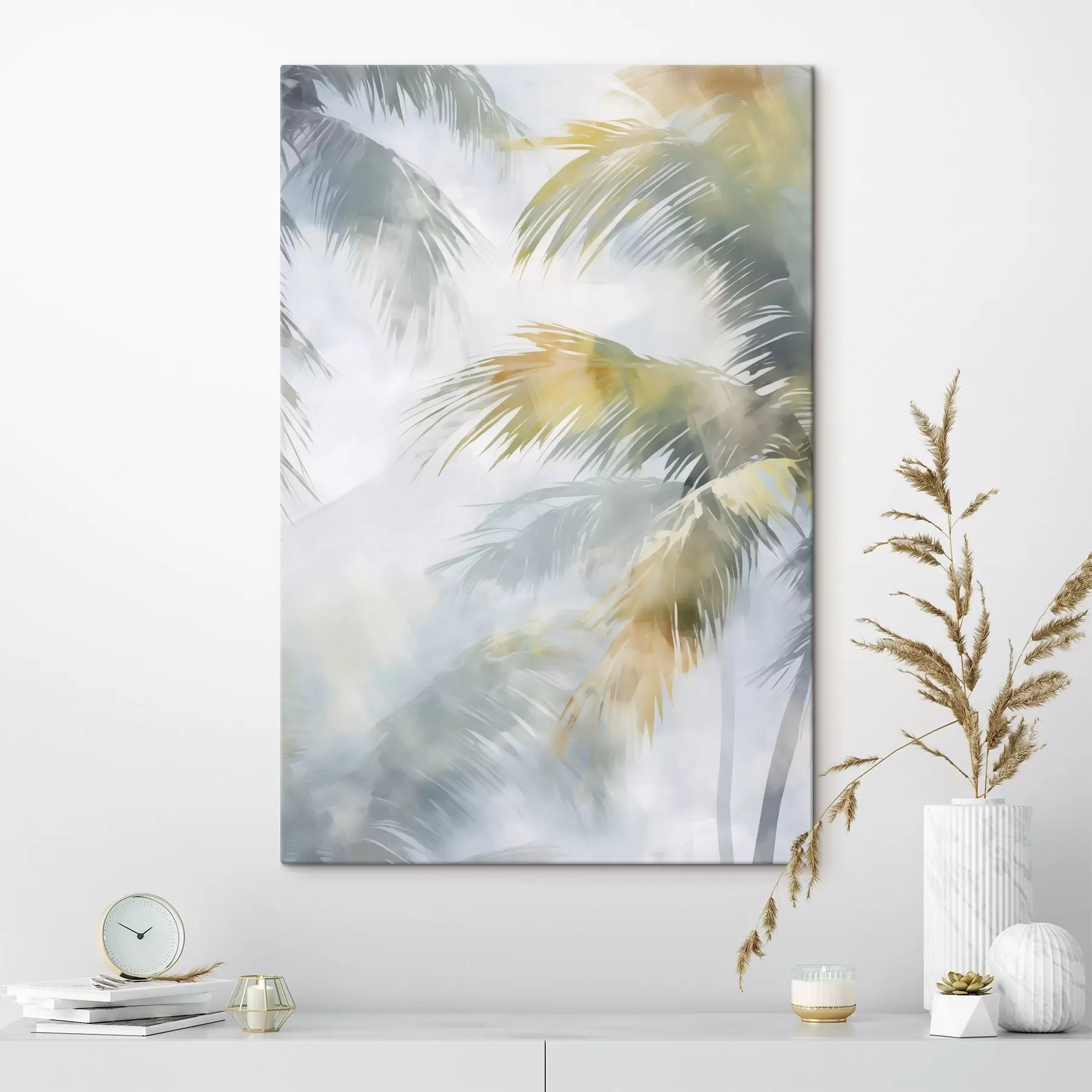 Fototapete Abstrakte Vegetationsimitation in der Malerei s48686