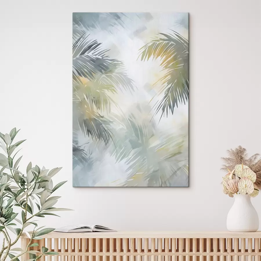 Fototapete Abstrakte Vegetationsimitation in der Malerei s48687