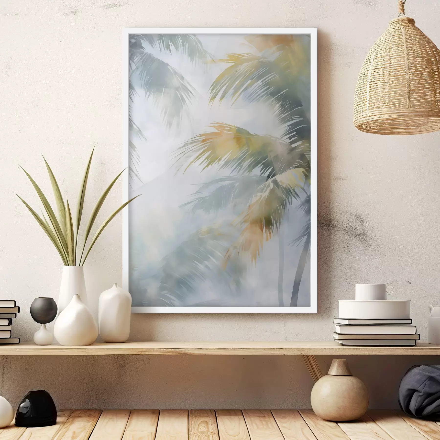 Fototapete Abstrakte Vegetationsimitation in der Malerei f48686