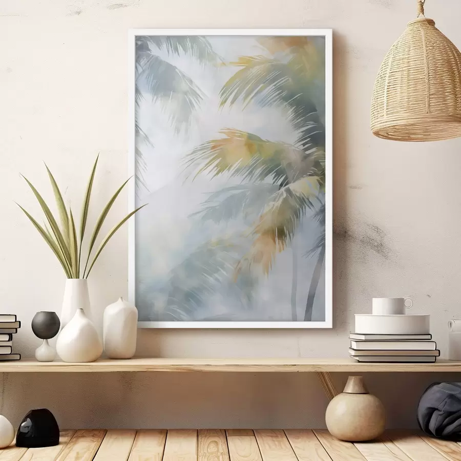 Fototapete Abstrakte Vegetationsimitation in der Malerei f48686