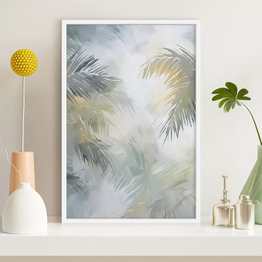 Fototapete Abstrakte Vegetationsimitation in der Malerei f48687