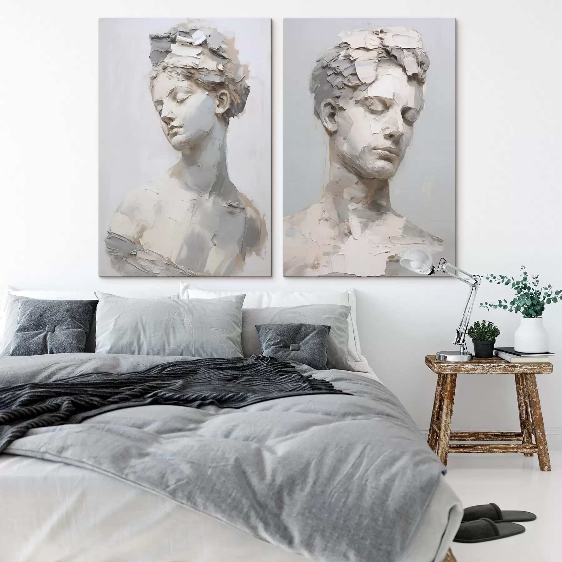 Fototapete Antike Büste, nach einem Gemälde m30293