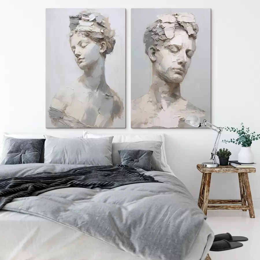 Fototapete Antike Büste, nach einem Gemälde m30293