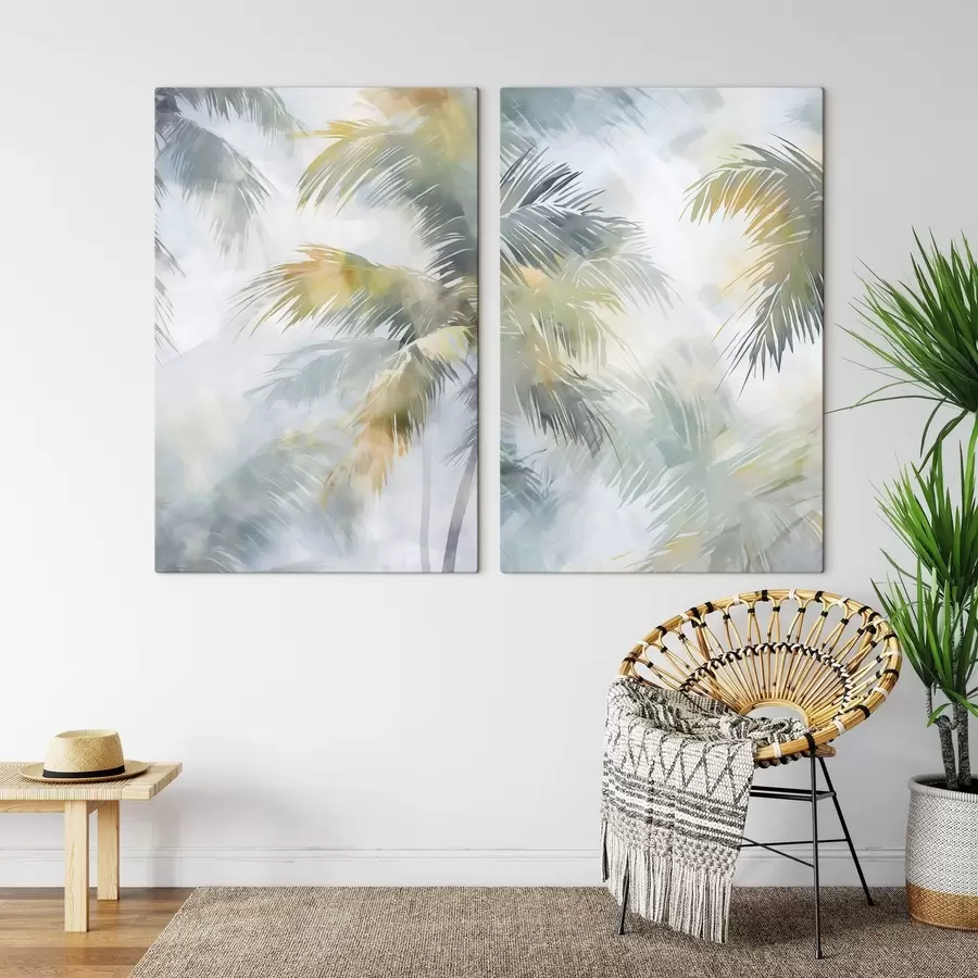 Fototapete Abstrakte Vegetationsimitation in der Malerei m30301