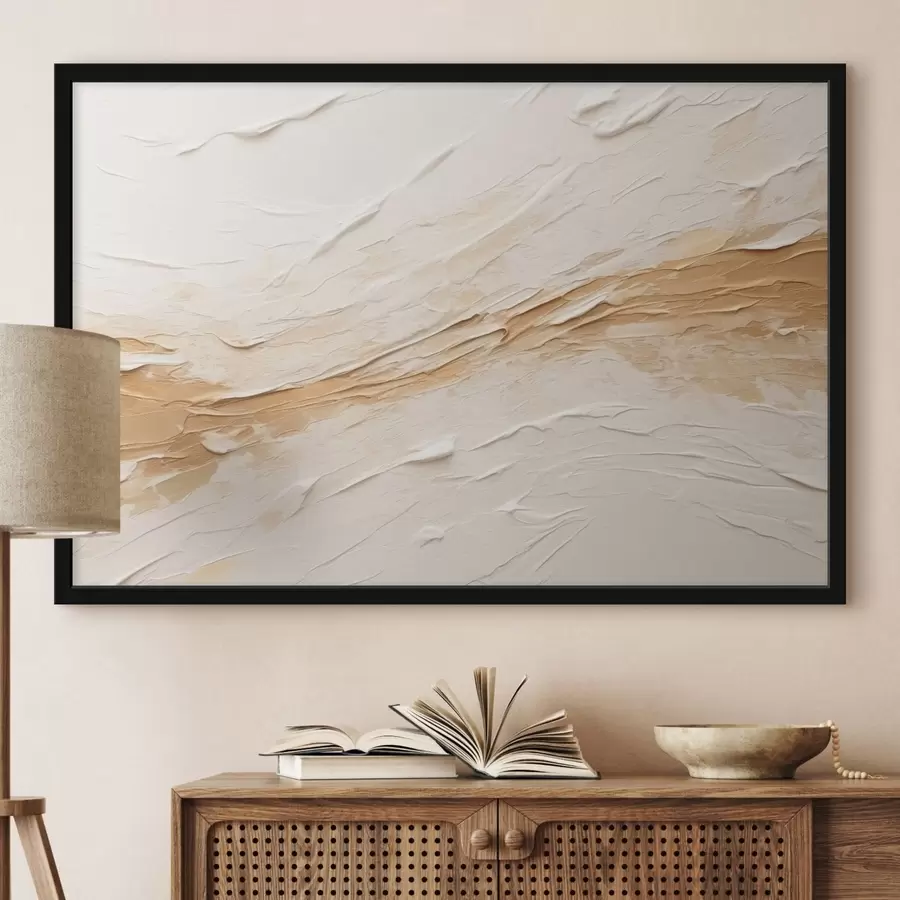 Fototapete Leichte Textur mit Pinselstrichen und beigen Farbverläufen f48616