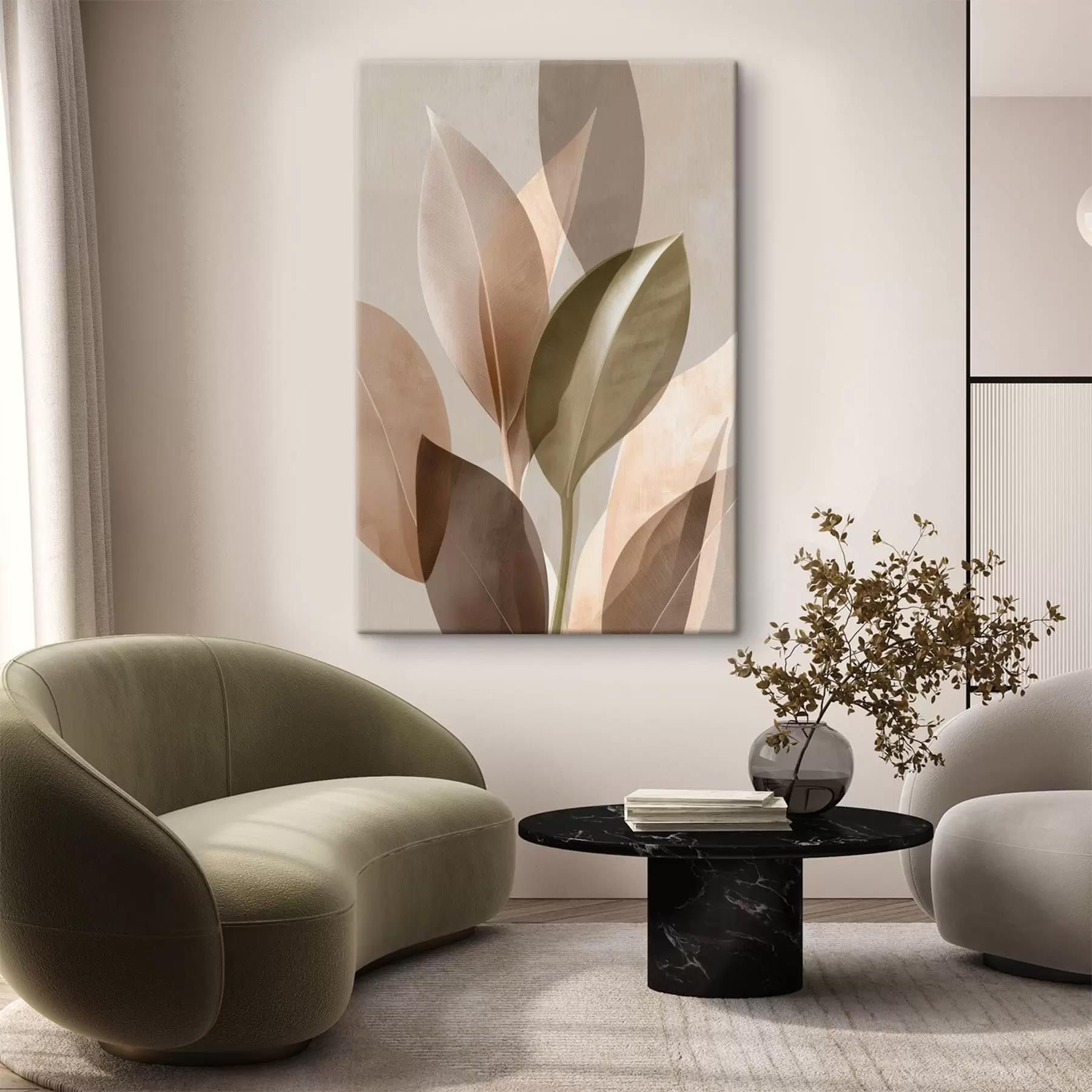 Fototapete Abstrakte Blätter s48610