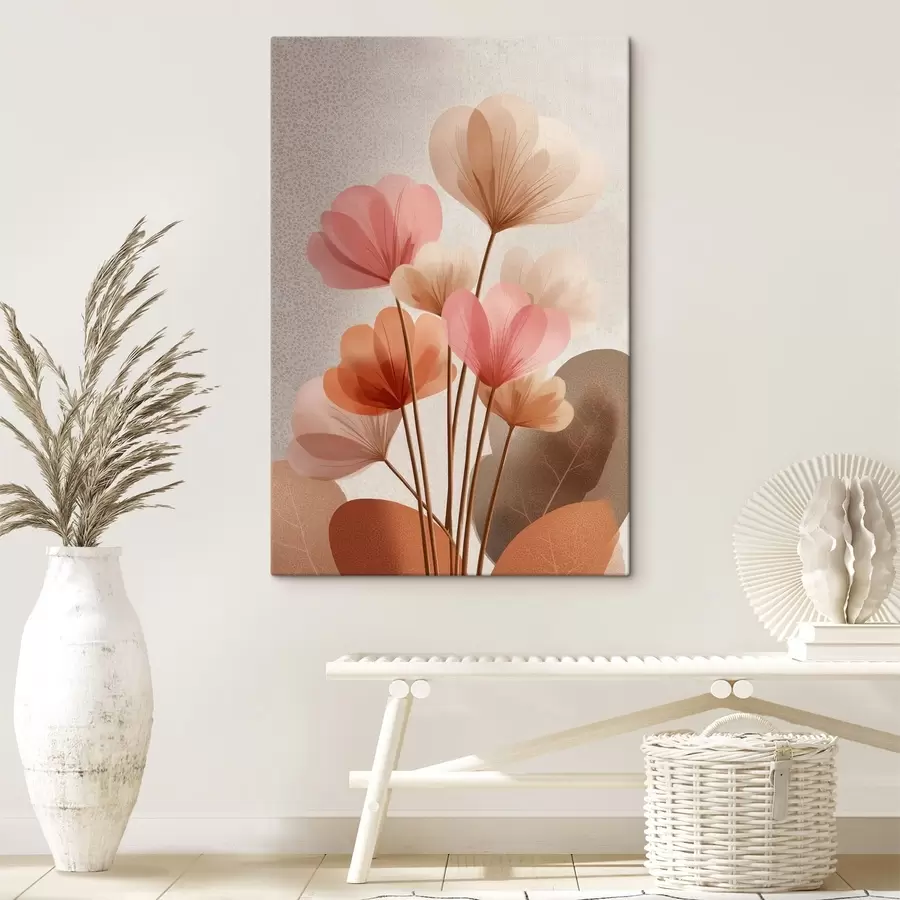 Fototapete Boho-Blumen s48707