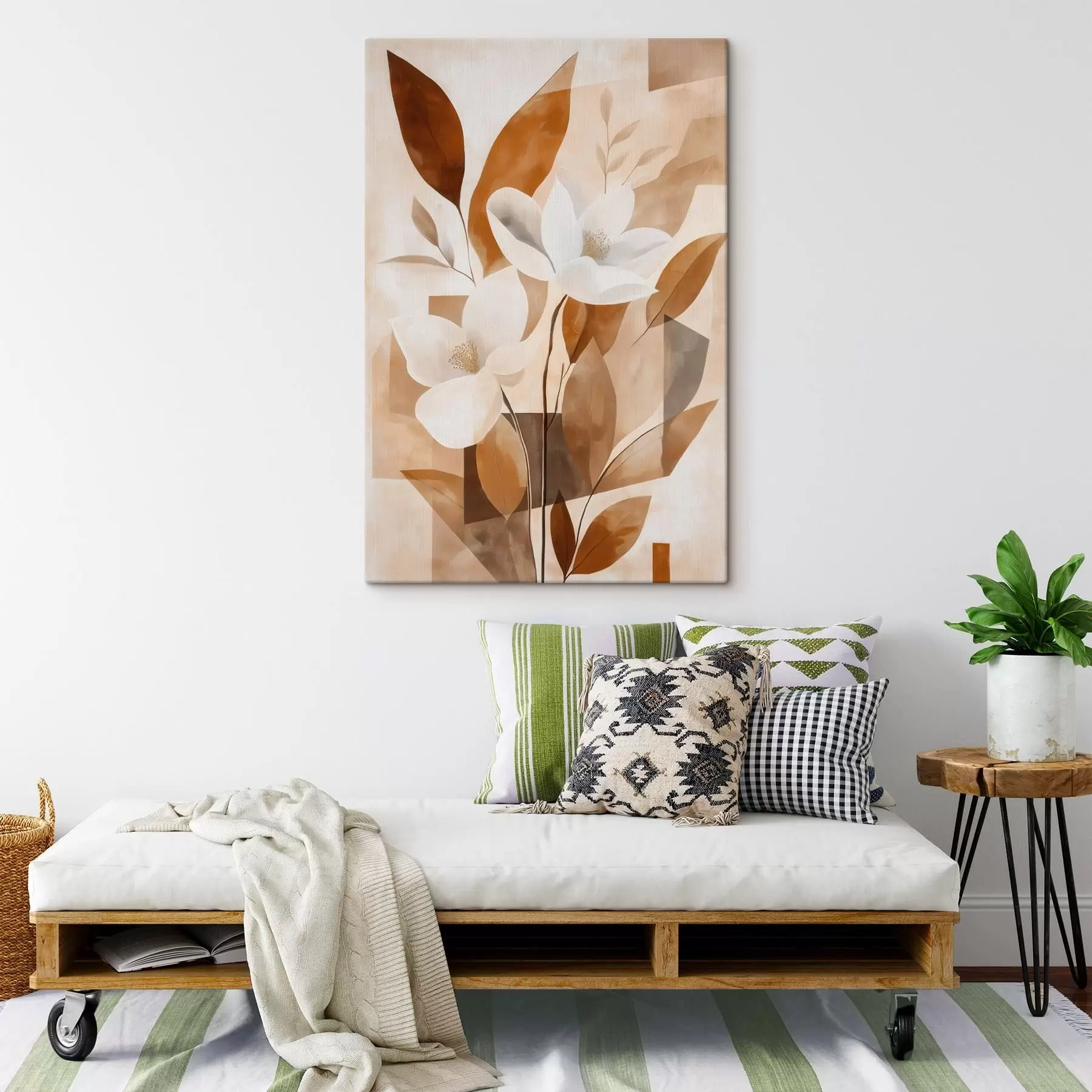 Fototapete Boho-Blumen s48711