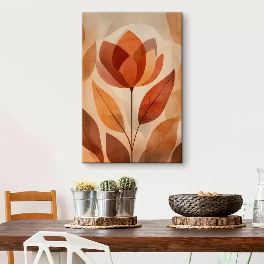 Fototapete Boho-Blumen s48712