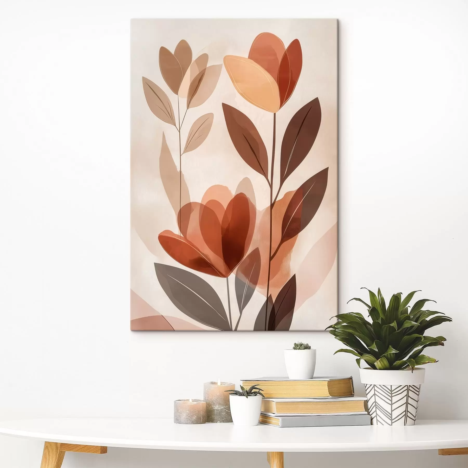 Fototapete Boho-Blumen s48713